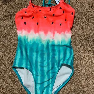 Cat & Jack Watermelon Pattern Girl's swimsuit size 6